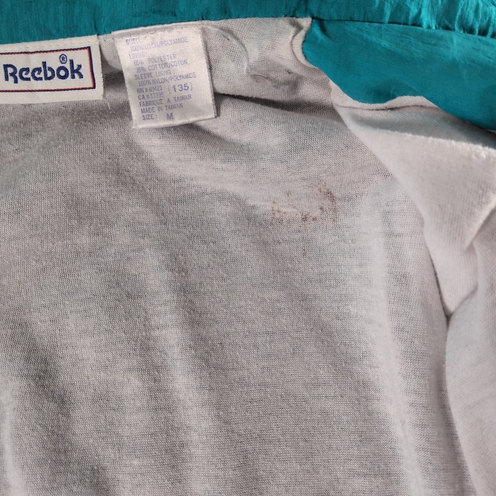Vintage 90's Reebok Purple and Teal Track Jacket - Picture 4 of 8